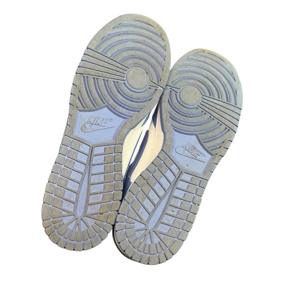 Nike Dunk Low Blue White Leather Sneakers Men’s Size 12 - Picture 5 of 6